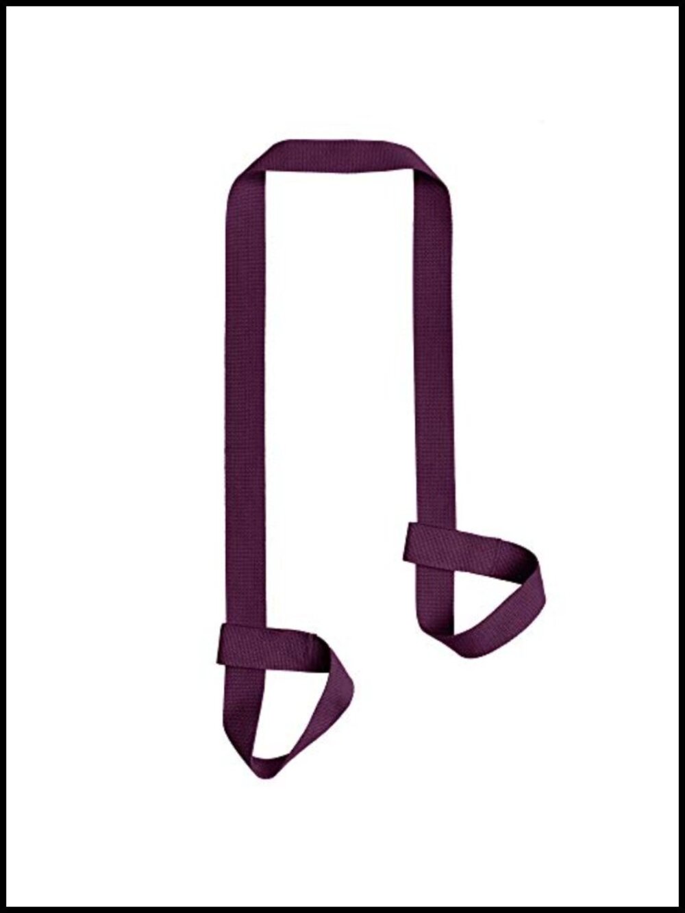 Yoga Mat Strap Adjustable Polyester Cotton Carrier Stretching Strap
